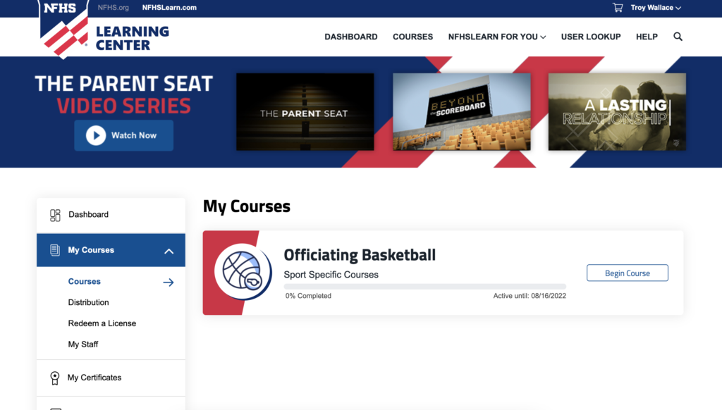Officiating Basketball Training Course